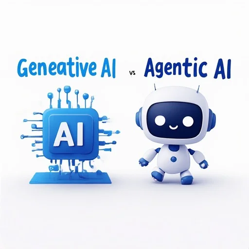 Featured Image Generative Ai and Agentic Ai